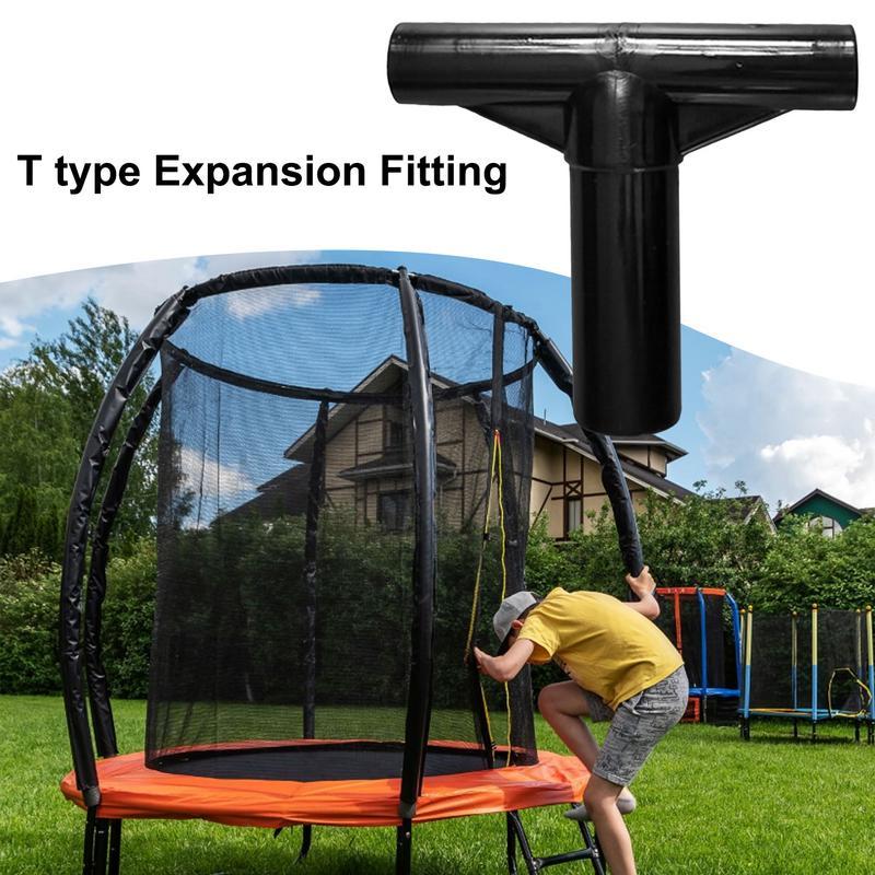 Trampoline T Joint Parts Protective Tube Quick Connect Trampoline Enclosure Replacement Thicken Durable Expansion Fittings Tube