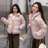 Short Bread Clothes and Cotton Clothes for Women's Winter New Thickened Hooded Loose Warm Cotton-padded Jacket, Small Trendy