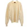 80s Vintage Overall Handle Long Sleeve Sweater M Knit Women Used