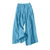 Fashion Women High-waisted Loose Summer Thin Slim Large Size Casual Straight Pants