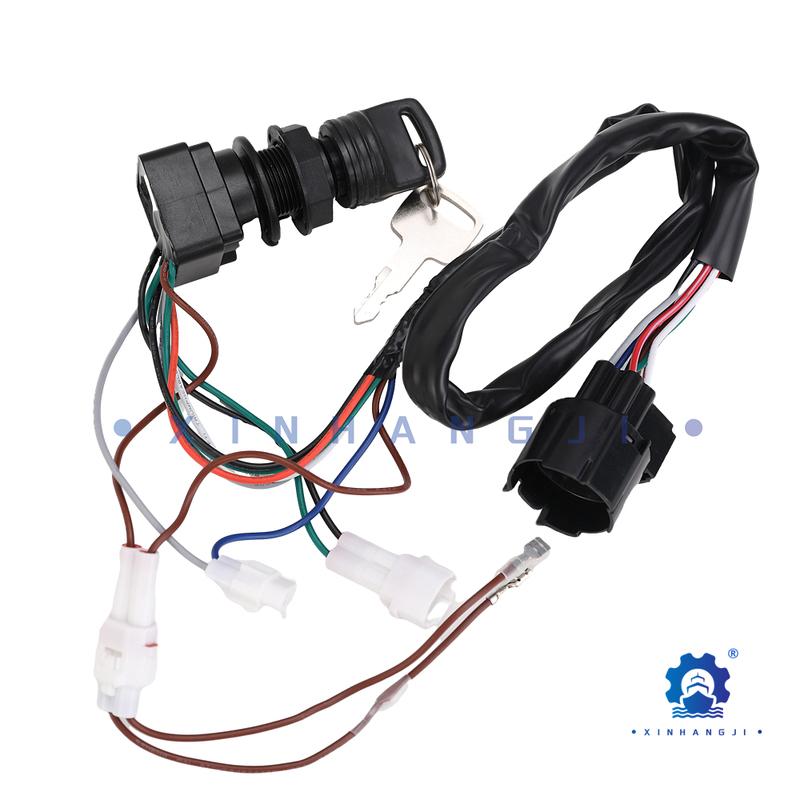 37110-93J00 Boat Ignition Key Switch Assy for Suzuki 4 Stroke DF 9.9 - 250 HP Outboard Motor Control Box 37110-93J01 37110-93J02 37110-93J00