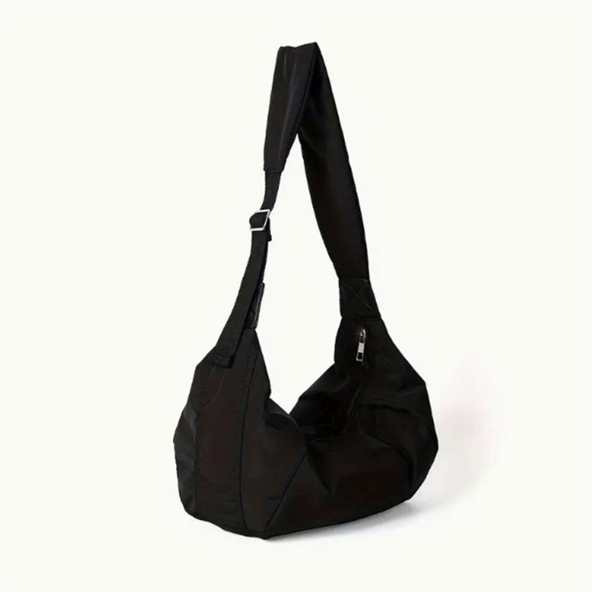 

Fashion canvas down crossbody bag winter new large capacity dumpling bag down cotton casual simple shoulder bag 1