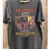 T-shirt The Strokes Rock Band Retro Uomo Donna Maglietta Stile Classico Unisex Carbone Oversize Maniche Corte Alta Qualità Harajuku Abbigliamento Femminile Maschile