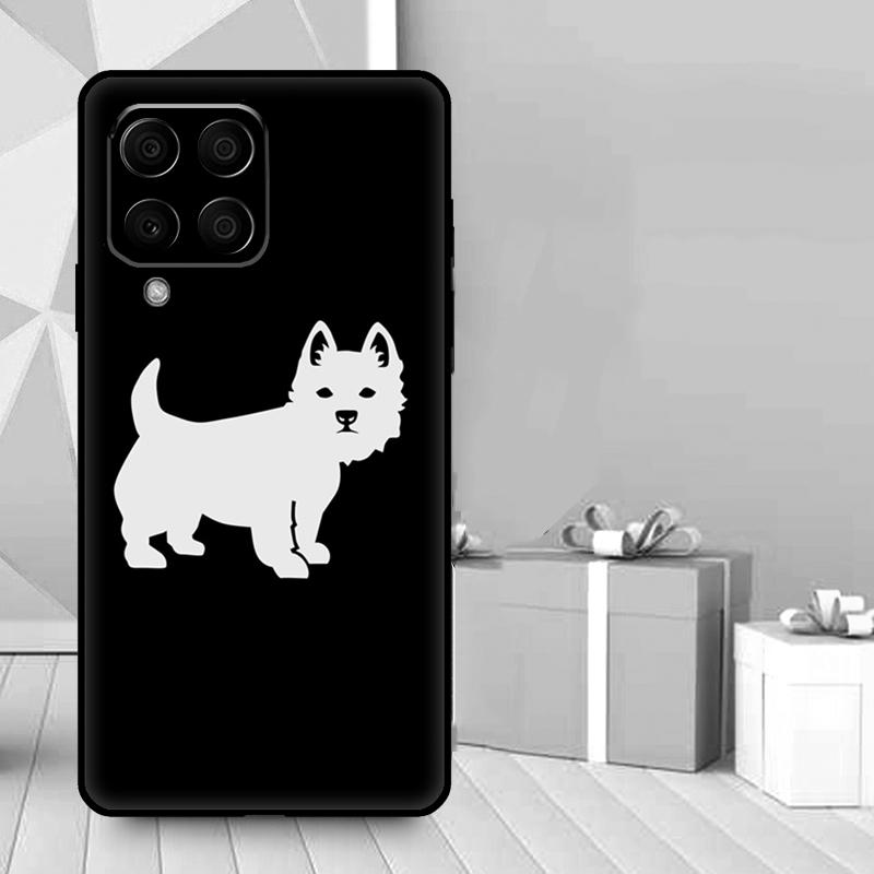 West Highland Terrier Westie Case For Samsung Galaxy M36 M12 M52 M06 M16 M56 M33 M15 M55 M31 M13 M14 M53 M32 M35 M34 M54