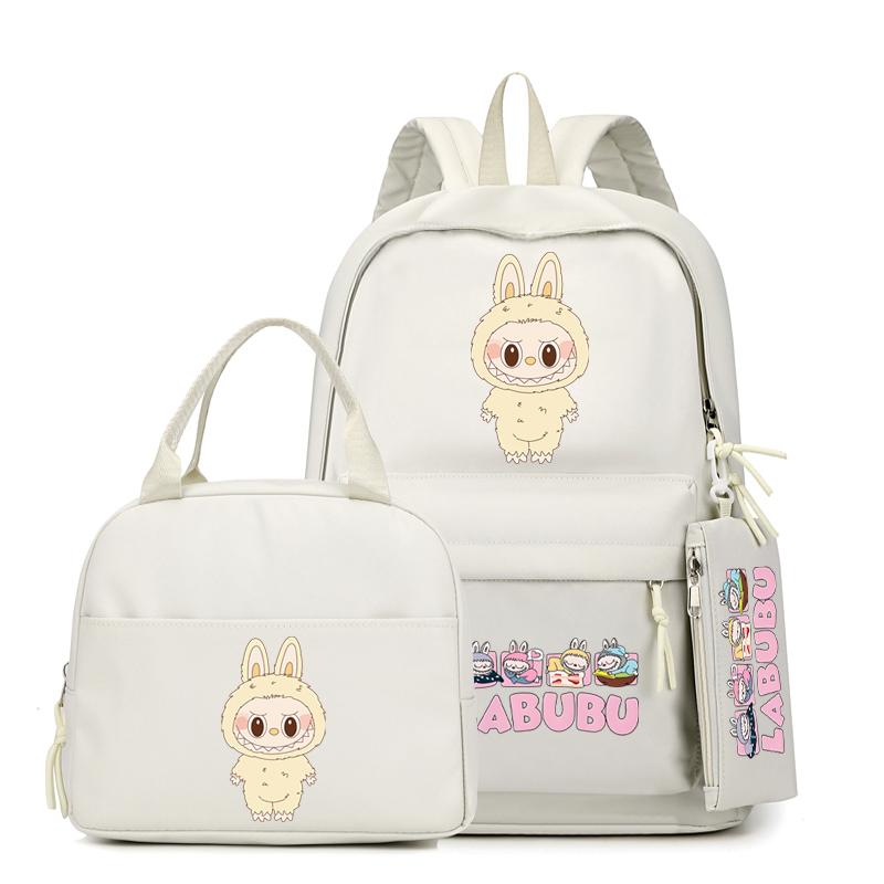 3Pcs/sst Cute Printed Backpackstudent Teenage Children Girl Boy Schoolbag Bookbag Men Women Large Capacity Waterproof Laptop Bag Mochila