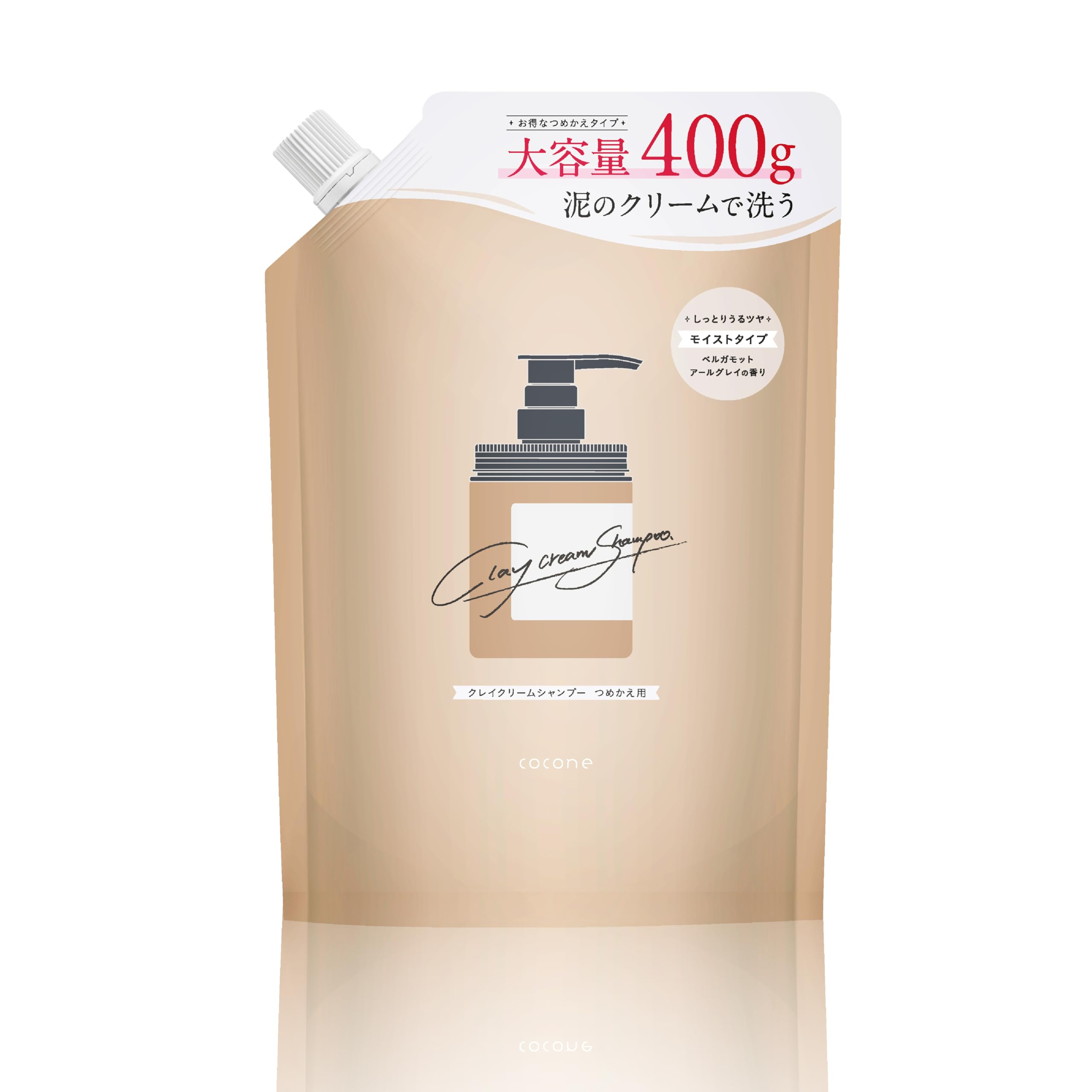 

Cocone Крем-шампунь с глиной для невероятно блестящих волос [Крем-шампунь, Восстанавливающий, Увлажняющий] Nurturing Plus, 1 шт. (Бергамот Эрл Грей Сменный блок)