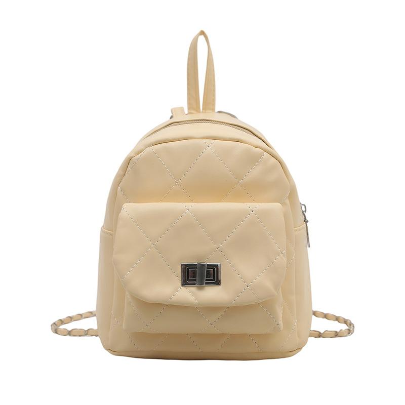 Travel Bag, Fashionable Diamond-shaped Chain Bag, Fashionable Small Backpack Simple Handbag