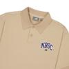 New Balance Small NBSC Polo Shirt Asia Sizing 'Tan' Men's NFE22011-DB