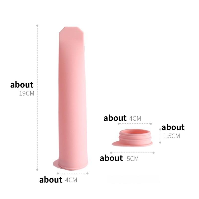 Popsicle Mold Silicone Ice Maker With Lid Easy Demoulding Tray For Ice Cream Baby Food And Daily Frozen Snacks Random color