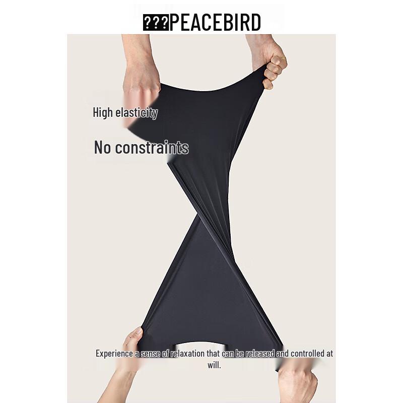 PEACEBIRD Men's Winter Straight-Leg Water Repellent Casual Pants