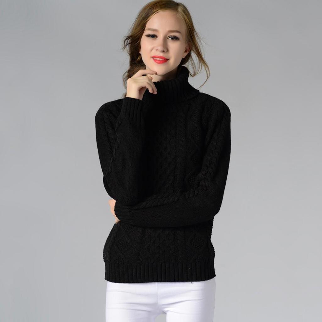 Sweater
women turtleneck long sleeve cable knit pullover Sweater
women turtleneck long sleeve cable knit pullover