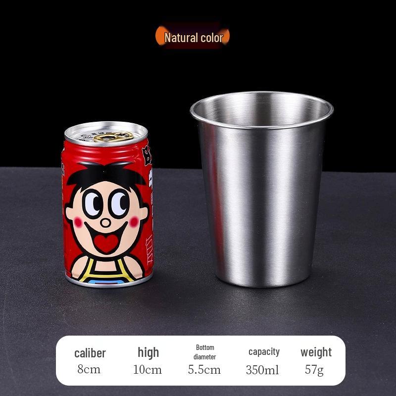 304 Stainless Steel Camping & Restaurant Cold Drink Cup