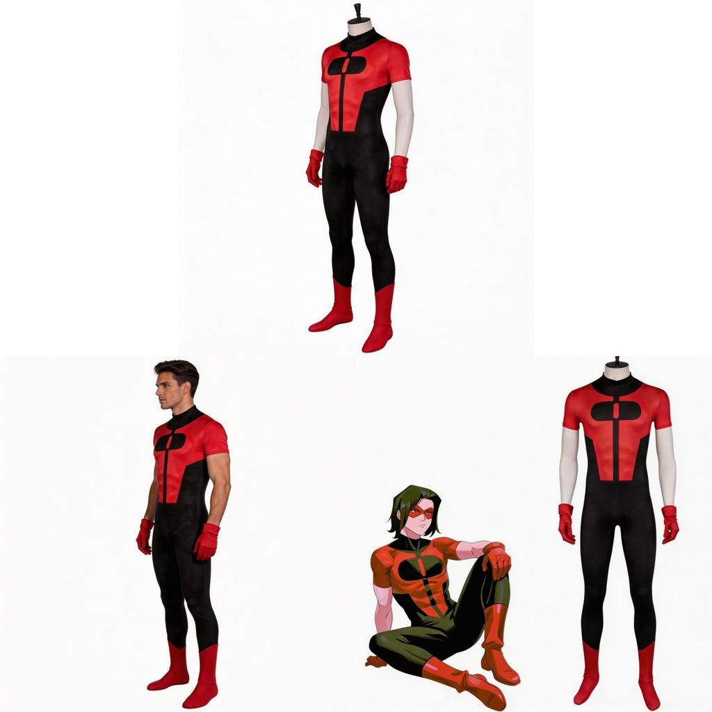 Costume Cosplay Invincible Kid Omniman Per Role Play di Anime e Giochi