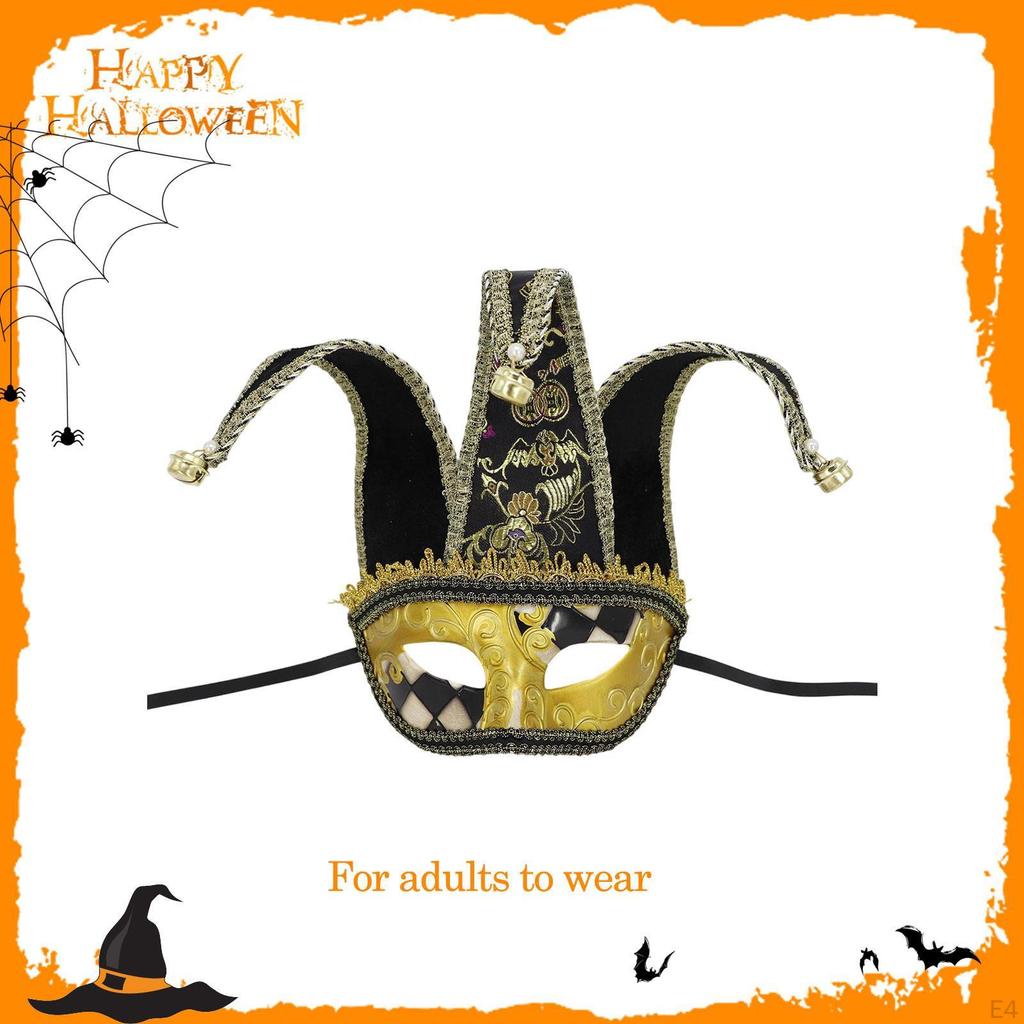 Halloween-Kostüm Bequeme Halbgesichtsmaske für Karneval Feiern