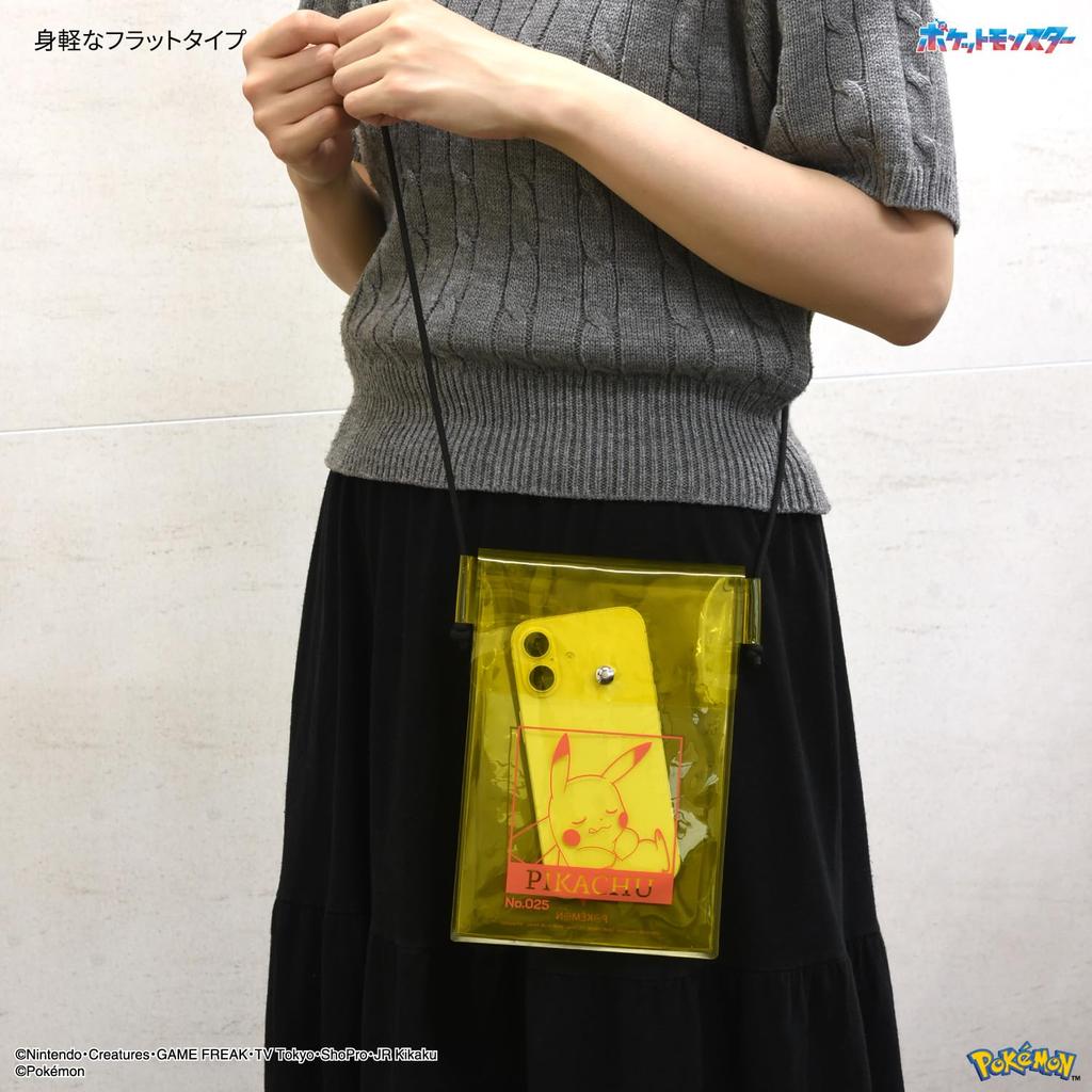 Gourmandies Pokemon IIIpocket Clear Smartphone Pouch Pikachu POKE-984A