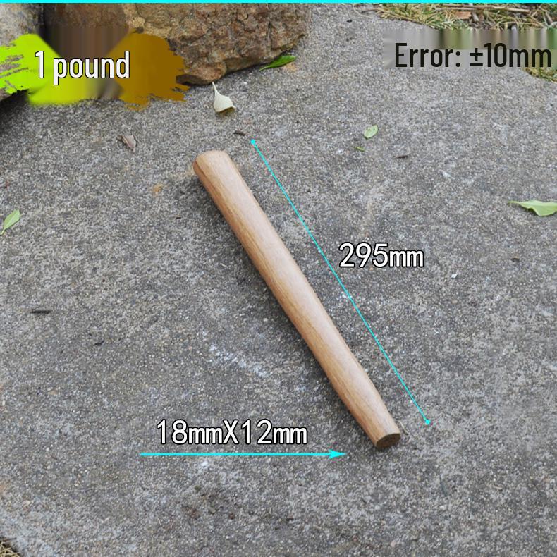 Solid Wood Carpenter's Hammer Handle