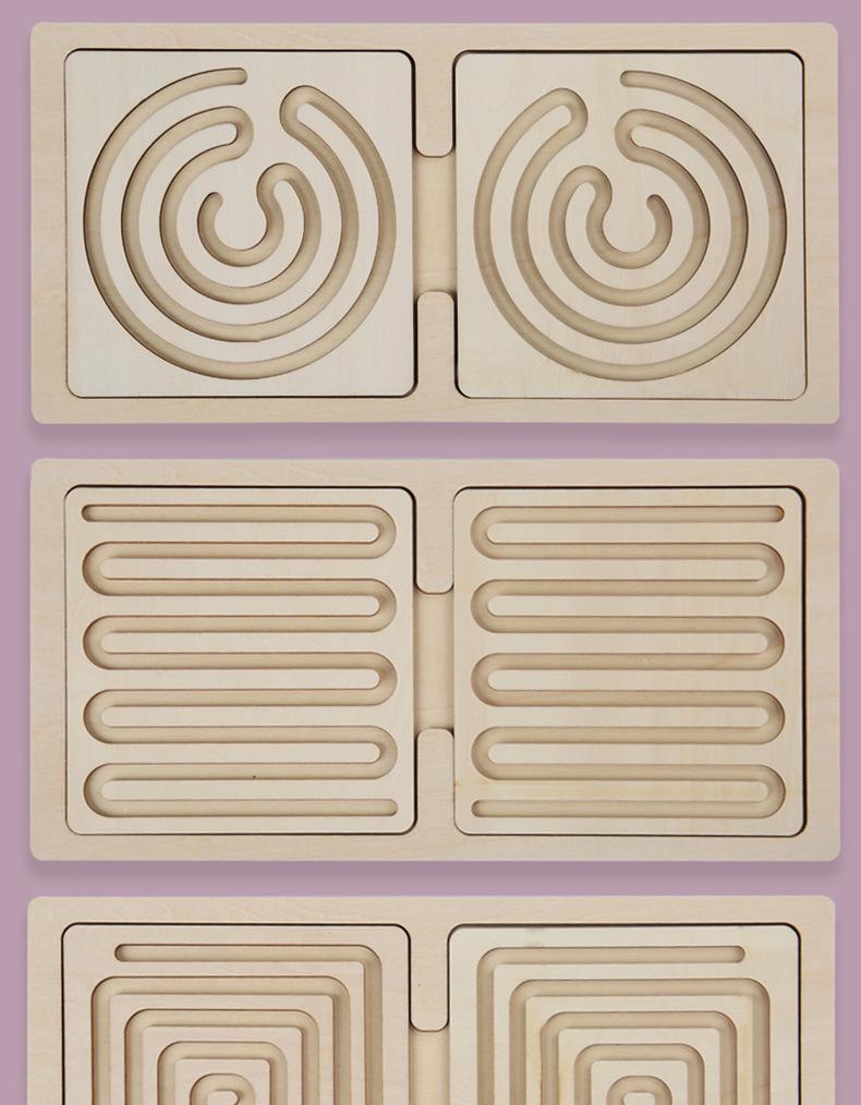 Children's Wooden Brain Development & Motor Skills Educational Toy Set