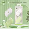 Kaqiduo Duo Micro Portable Eyebrow Trimmer - Safe, Sharp, Mini Leaf-Shaped Razor (2 Pieces, KK816)