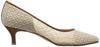 Carino CALF33016 Women's Beige Pumps, Size 23.0 cm