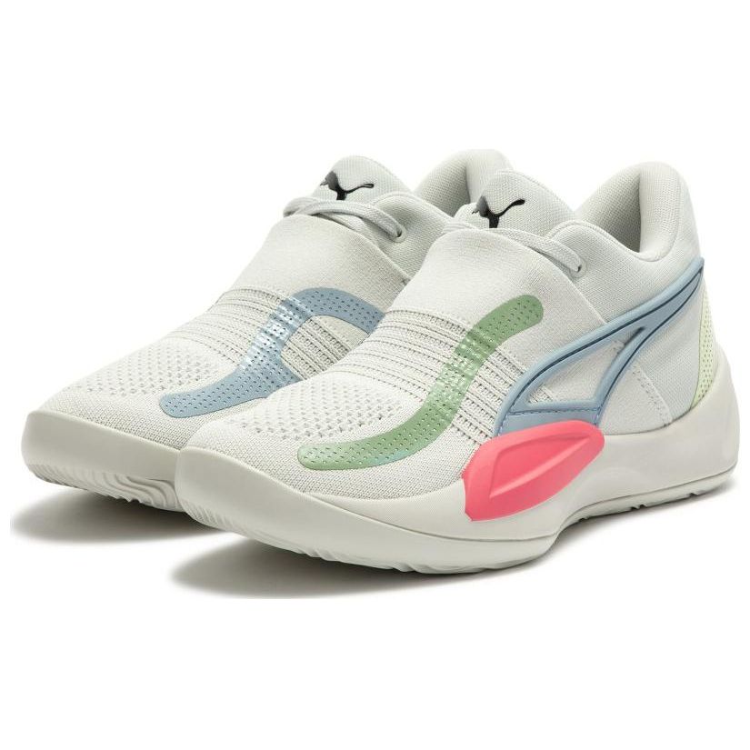 Puma Rise Nitro Glacier Grey Sunset Pink Unisex Sneakers 377012-02