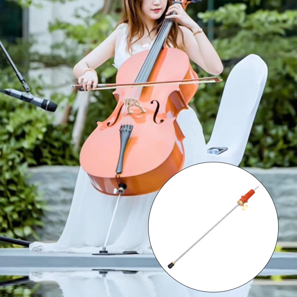 Cello Tailrod Cello Stand Cello Endpin Cello Tail Rod Support Musical Instrument Accessory Part Cello Playing Stabilizer