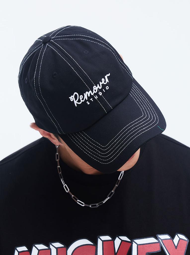 REMOVERSTUDIO Remover Signature Stitch Line Ball Cap [Black]