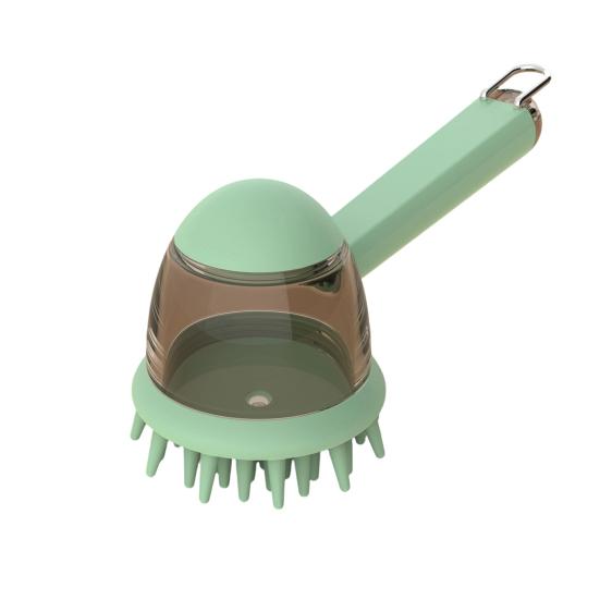 Pet Bath Brush with Shampoo Dispenser Dog Shower Brush Gentle Massage Pet Brush for Dogs And Cats Bath Shower Tool