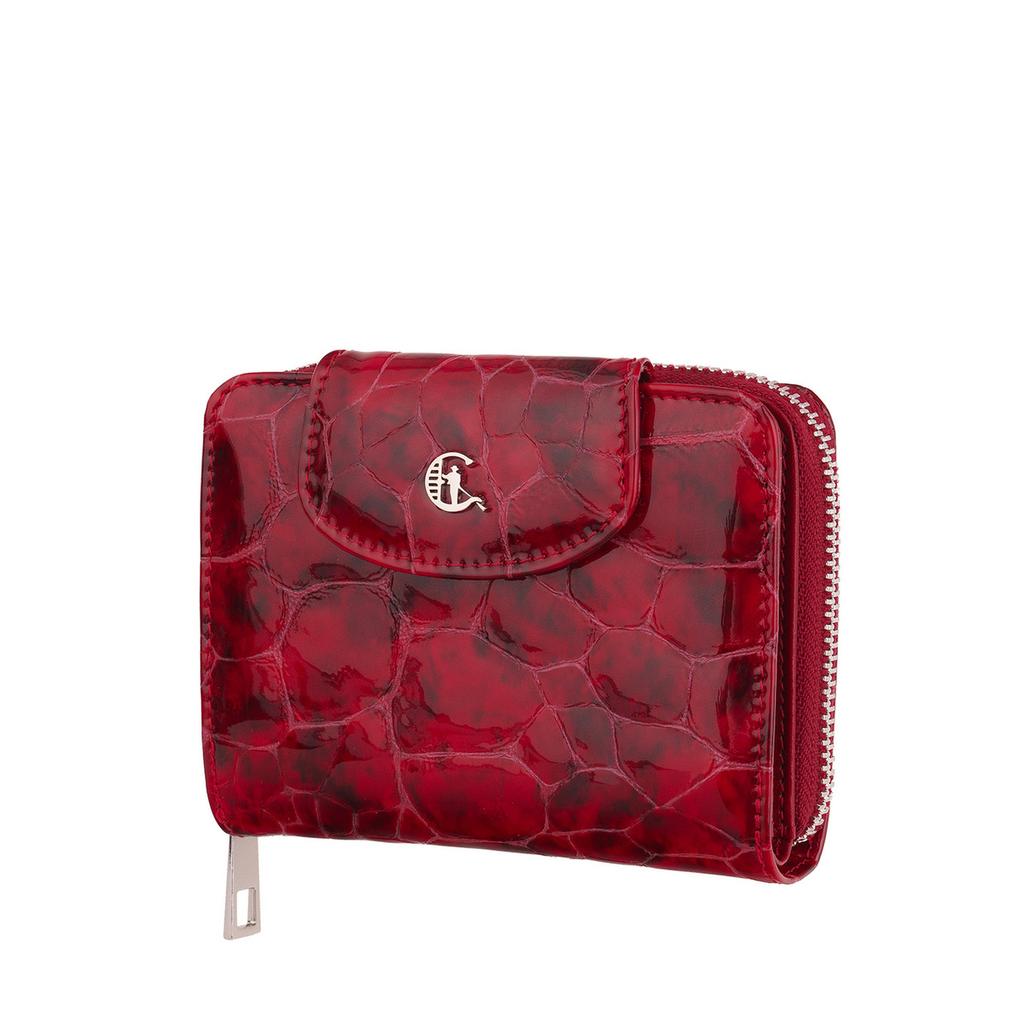 Czerwony portfel damski Canaletto - elegancja, funkcjonalność i ochrona RFID PD1266s90