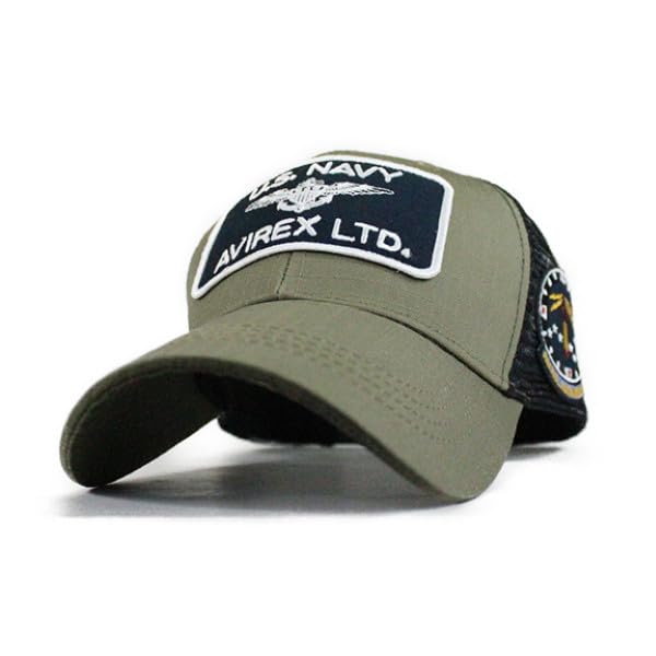 

AVIREX AIRFORCE LOGO MESH a popular and trendy brand perfect for and A great Day gift Free US Men s CAP, spring, summer, fall, winter. Father s (JP,