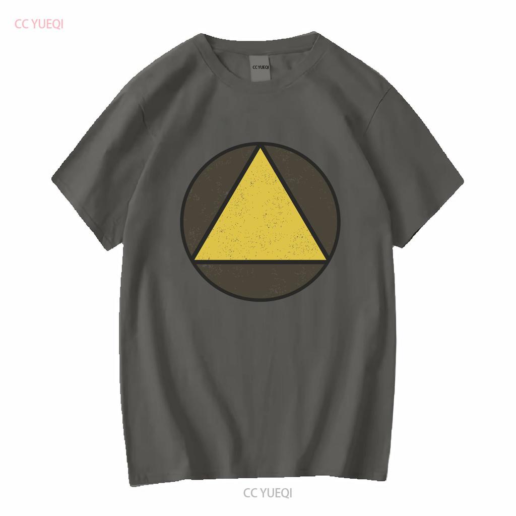 Triangle Circle T Shirt David Legion Haller Symbol Logo Sign Game Games Gaming Vintage Washed Stylish Stretched Slightly