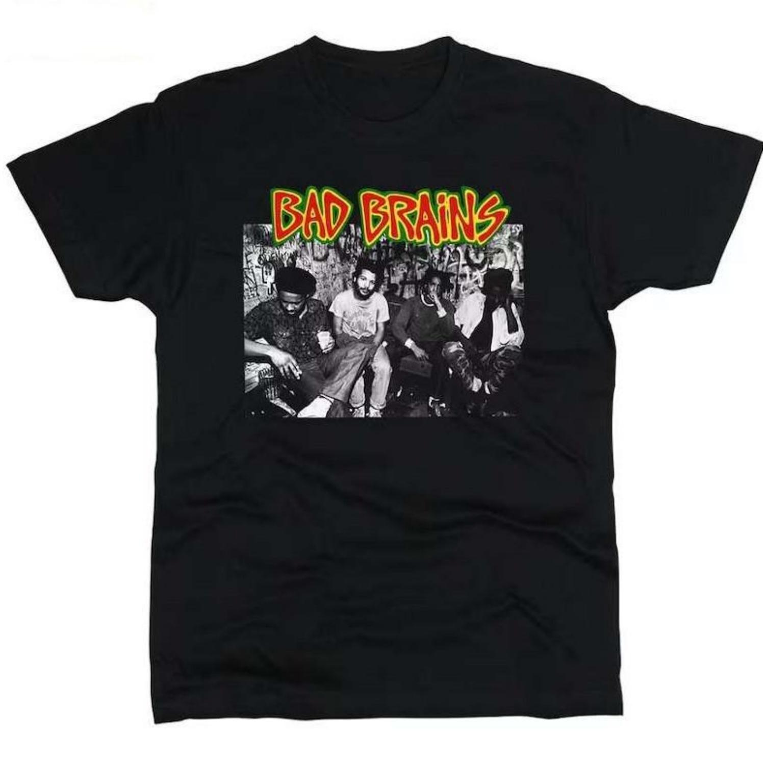 

New Bad Brains Rock Band T-Shirt,black Unisex T-Shirt XXXXXL