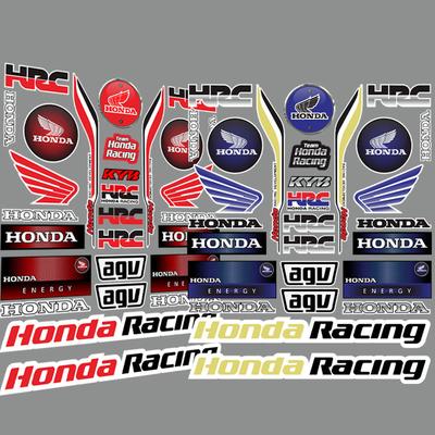 Creative Reflective Sticker Motorcycle Racing Wings Logo Fuel Tank Decals for HRC CBR CBR1000RR CBR650F CBR500R CBR250R