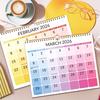 2026 Wall Calendar - 3 Month Wall Calendar 2026 Vertical, Dec. 2025 - Jan. 2027, 11.3" x 26", Calendar 2026, Lay - Flat, Holidays, Blocks