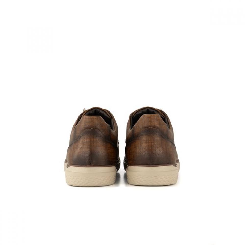 Tandy Herren Segelsneaker Saffiano Braun 516487c