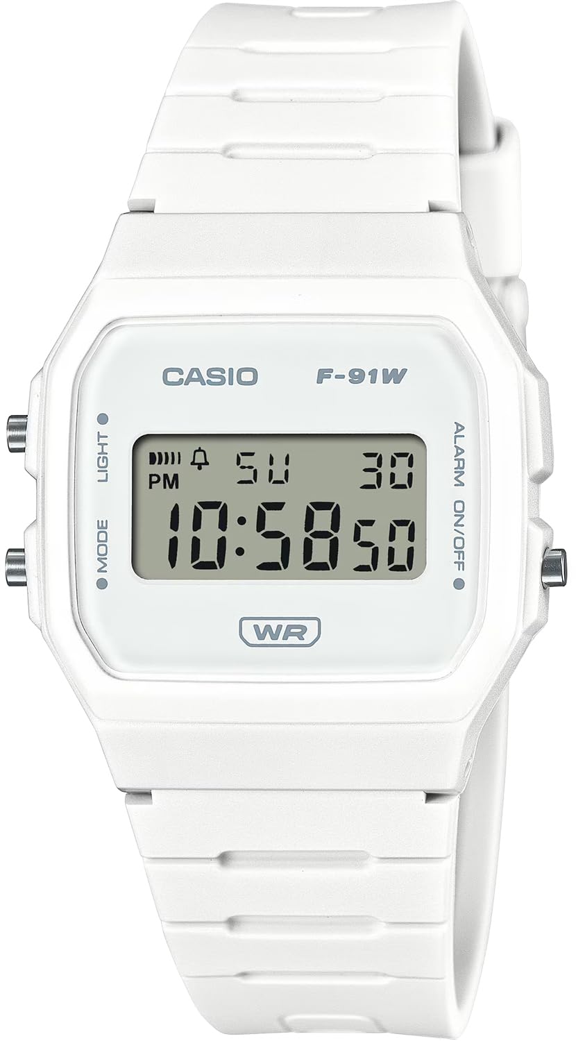 

Часы CASIO Digital Unisex Дешевые Casio Простая упаковка без подарочной коробки Ремешок из биомассы, белый [Casio] F-91WB-7A [Товар]