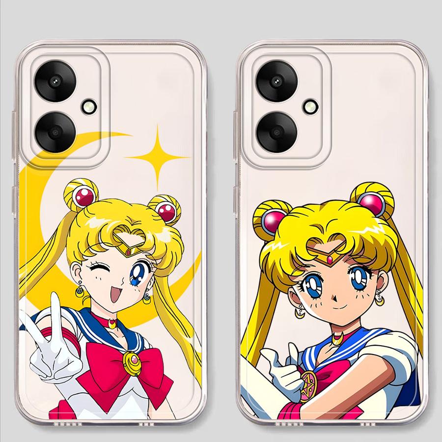 Phone Case for Xiaomi Mi 11 Lite 11T Pro Soft Phone Cover Anime Sailor Moon