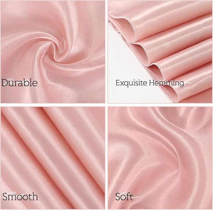 10/50pcs Satin Chair Sash Bows Chair Cover Ribbons For Wedding Banquet Party Baby Shower Event graduation ceremony Decoration
