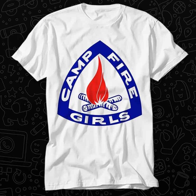 

Camp Fire Girls Sexy PinUp Girl Power T Shirt 412 3XL