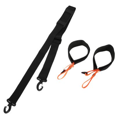 Snowboard Shoulder Straps Handle Double Skis Fixing Strap Sleigh Belt Adjustable Set