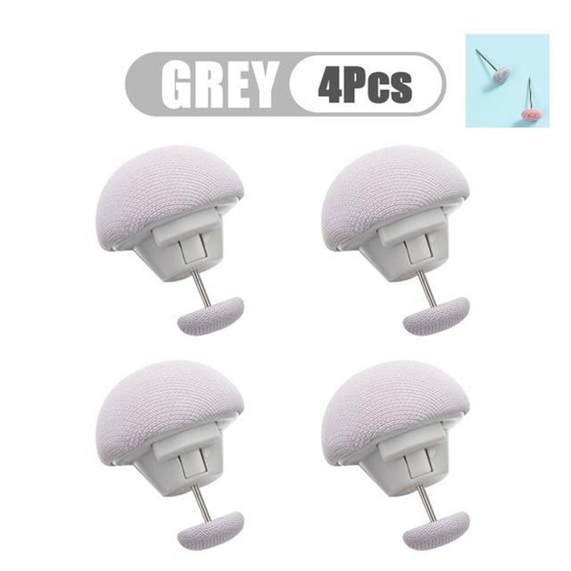 

4 шт., зажим для одеяла, разблокировка одним ключом, застежка для пододеяльника, нескользящая пряжка для одеяла, фиксатор