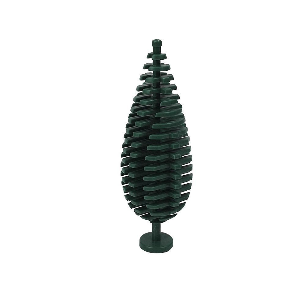 Small Particle Building Block Garden Forest Spare Parts Spruce Tree Pine Cypress 3778 Scene Street Scene Ornament
