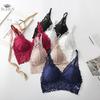 Bralettes de Renda para Mulheres Bralette Acolchoado de Renda Bandeau