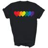 Cuore Arcobaleno Lgbt Lgbtqia Orgoglio Gay Maglietta Unisex Arcobaleno Regalo
