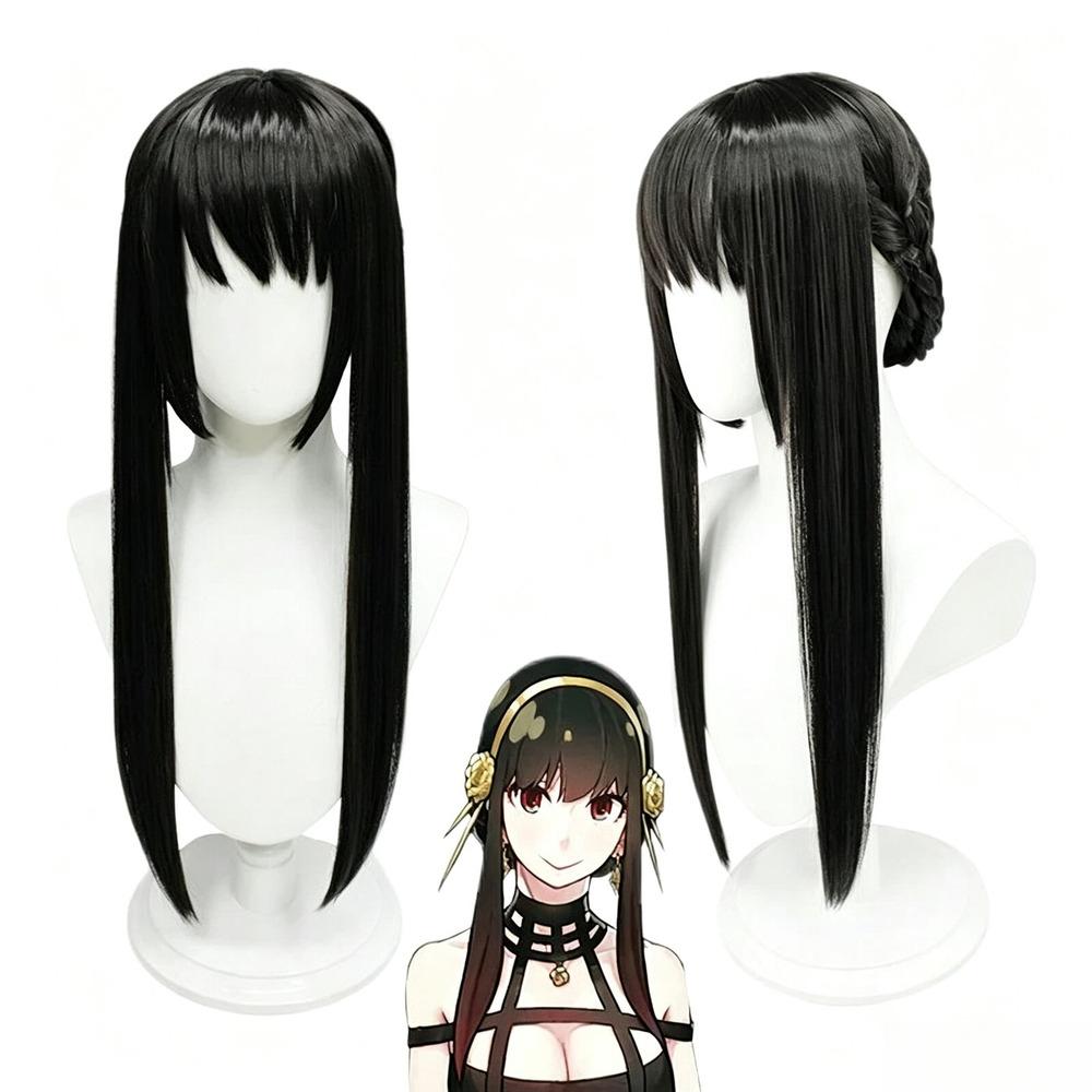 Anime Yor Forger Cosplay Costume Anya Dress Uniform Halloween Family Christmas Clothes Masquerade Party Roleplaying Wig