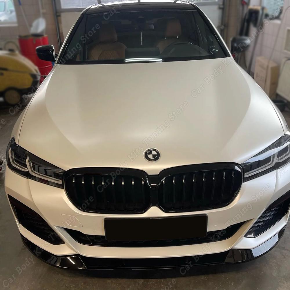 For BMW 5 Series G30 LCI M Sport Front Bumper Lip Spoiler Splitter Diffuser Cover Deflector 2020 2021 2022 2023 Body Kit Tuning