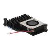 for Pi 5 Cooler Replacement Aluminium Alloy Temperature Controlled PWM Speed Control Cooling Fan for Pi 5 4GB 8GB