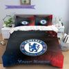 Chelsea F Custom Name Pattern Bedding,Quilt Set Quilt Cover Pillowcase Home Birthday Gift(1 * duvet cover + 2 * pillowcase, without core)