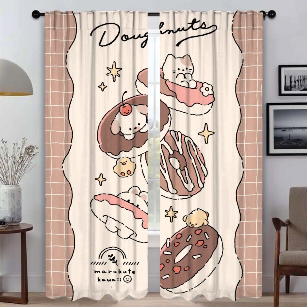 

Современные шторы для гостиной для камеры, животные, лес, шторы, занавески для окон, шторы для домашнего интерьера, 2 шт., жалюзи-перегородки W60xH90cmx2pcs-CL