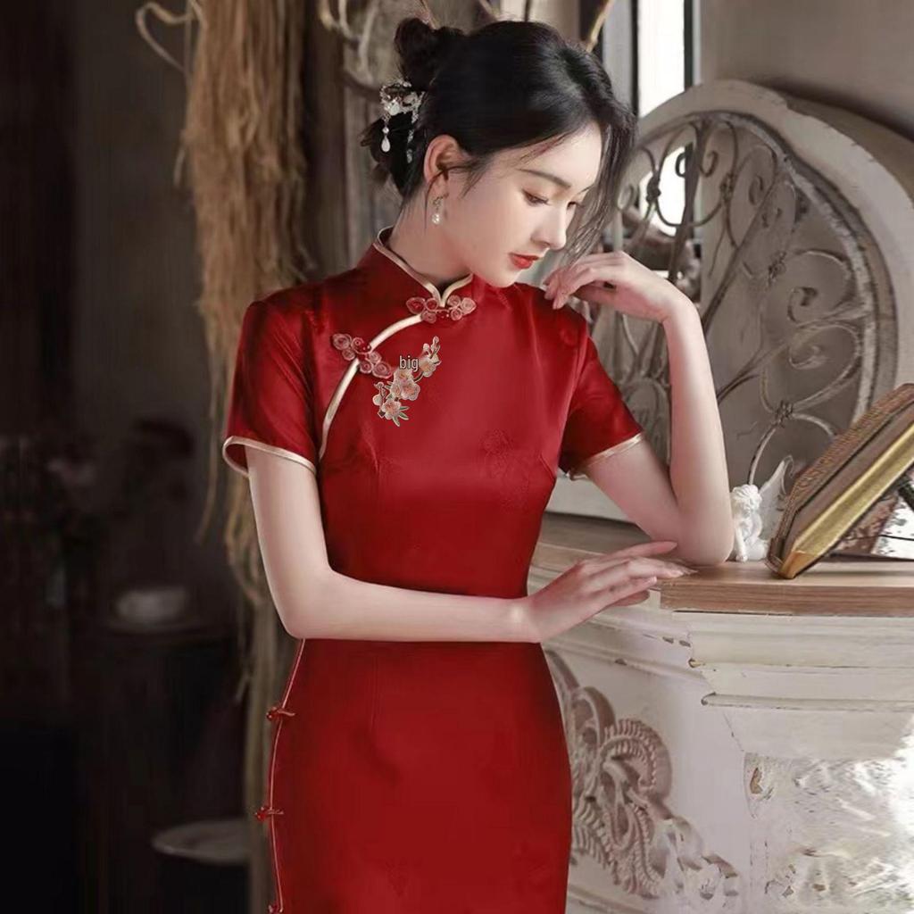 Plum Blossom Butterfly Embroidery Self-Adhesive Tote Bag Patch - Mid-Autumn Festival Clothing Accessory