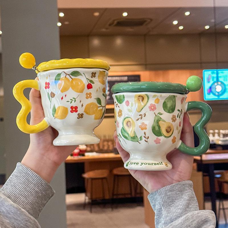 Send Girls Birthday Gifts, Ceramic Mugs, Souvenirs, High-value Couples Drinking Cups, Girlfriends Practical Gift Boxes